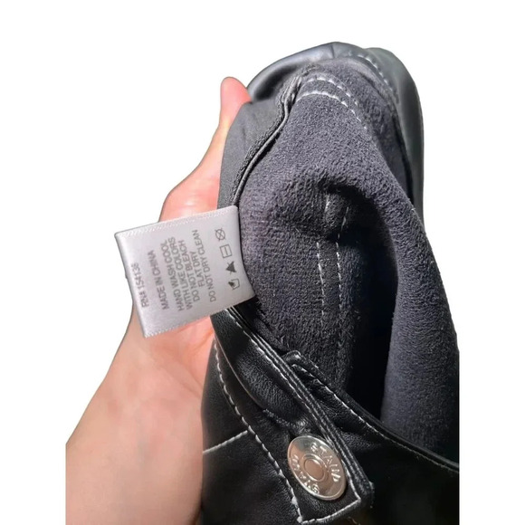 Staud Domino Vegan Leather Cargo Pants size 10 - Picture 8 of 9